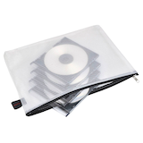 Artikelbild 1 für FolderSys Reißverschlussbeutel DIN B5 transparent/schwarz 0,15 mm, 1 St., Artikelnummer 641829