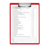 Artikelbild 1 für FolderSys Klemmbrett 80001-80 DIN A4 rot Kunststoff, 1 St., Artikelnummer 812529