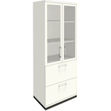 Artikelbild 1 für fm Aktenschrank Oldenburg, 4260672332069 weiß 2 Fachböden 80,0 x 44,2 x 186,9 cm, Artikelnummer 372724
