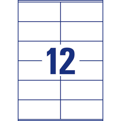 Artikelbild 3 für AVERY Zweckform Etiketten 6175 weiß 105,0 x 48,0 mm, 30 Blatt, Artikelnummer 123281