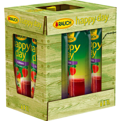 Artikelbild 4 für happy day Fruchtnektar Erdbeere 6x 1,0 l, Artikelnummer 533038