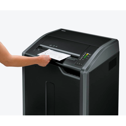 Artikelbild 2 für Fellowes Powershred 485Ci Aktenvernichter mit Partikelschnitt P-4, 4 x 30 mm, bis 30 Blatt, schwarz, Artikelnummer 377438