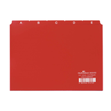 Artikelbild 1 für DURABLE Karteikartenregister A-Z rot, Artikelnummer 415873