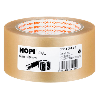 Artikelbild für NOPI Packband transparent 50,0 mm x 66,0 m 1 Rolle, Artikelnummer 431130
