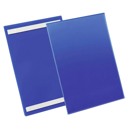 Artikelbild für DURABLE Etikettentaschen blau A4, 50 St., Artikelnummer 556480