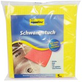 Artikelbild 1 für aqualine® Schwammtücher Baumwolle 95 °C waschbar, 5 St., Artikelnummer 170474