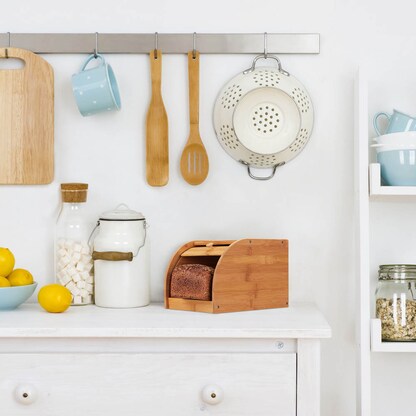 Artikelbild 2 für relaxdays Brotkasten braun, 1 St., Artikelnummer 382733