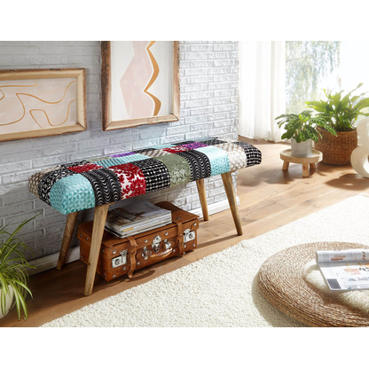 Artikelbild 2 für WOHNLING Sitzbank WL6.477 bunt Stoff 117,0 cm, Artikelnummer 909017