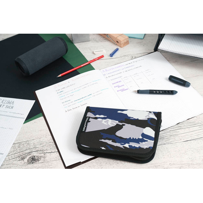 Artikelbild 3 für EBERHARD FABER Federmäppchen befüllt Camouflage grau 32-teilig, 19,6 x 13,2 cm, Artikelnummer 106686