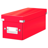 Artikelbild 1 für LEITZ CD-/DVD-Box Click & Store rot, 1 St., Artikelnummer 235216