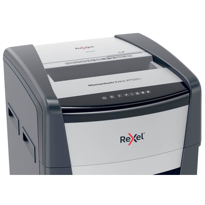Artikelbild 12 für Rexel XP520+ Aktenvernichter mit Partikelschnitt P-5, 2 x 15 mm, bis 20 Blatt, grau, Artikelnummer 255879