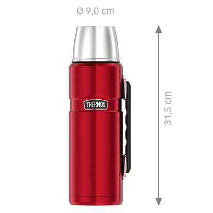 Artikelbild 2 für THERMOS® Isolierflasche Stainless King rot 1,2 l, 1 St., Artikelnummer 801433