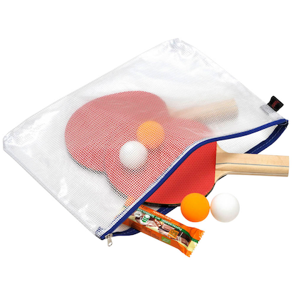 Artikelbild für FolderSys Reißverschlussbeutel DIN A4 transparent/blau 0,15 mm, 1 St., Artikelnummer 641837