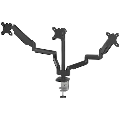 Artikelbild 5 für Fellowes Monitor-Halterung Platinum Series 8042601 schwarz für 3 Monitore, Tischklemme, Tischbohrung, Artikelnummer 377395