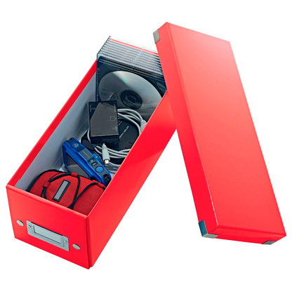 Artikelbild 2 für LEITZ CD-/DVD-Box Click & Store rot, 1 St., Artikelnummer 235216