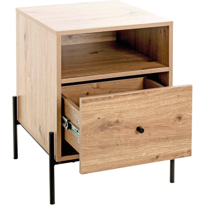 Artikelbild 4 für HAKU Möbel Konsole Nachttisch rechteckig MDF-Platte eiche 45,0 x 47,0 x 60,0 cm, 1 St., Artikelnummer 340079