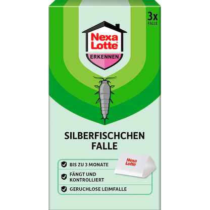 Artikelbild für Nexa Lotte® Silberfischchen-Fallen weiß, 3 St., Artikelnummer 663837