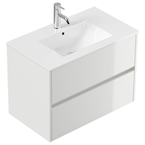 Artikelbild 1 für POSSEIK Waschbecken mit Unterschrank LIMES 80 weiß glanz 80,0 x 46,5 x 58,5 cm, Artikelnummer 667349