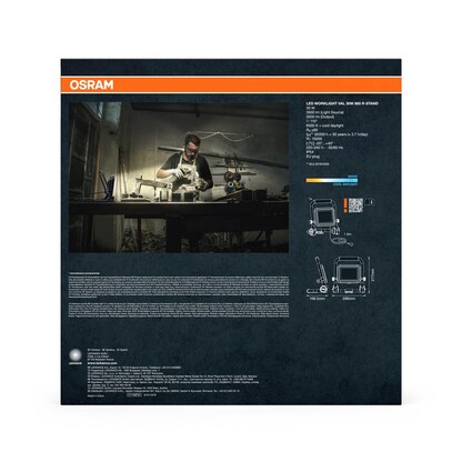 Artikelbild 3 für OSRAM WORKLIGHT VALUE R-STAND LED Außenleuchte schwarz, dunkelgrau 30 W, Artikelnummer 709786