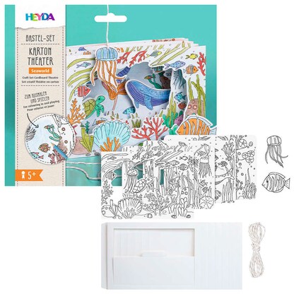 Artikelbild für HEYDA Bastelset Karton-Theater Seaworld mehrfarbig, Artikelnummer 777787