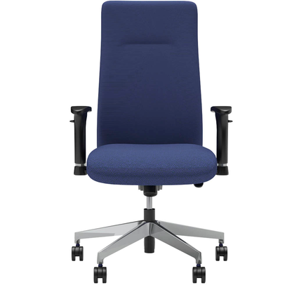 Artikelbild 2 für Nowy Styl Bürostuhl Nero Lux Stoff blau, Gestell alu, Artikelnummer 728242