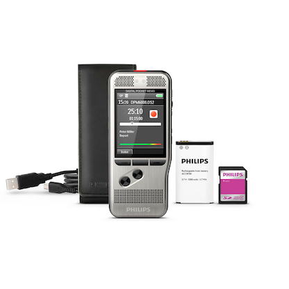 Artikelbild 2 für PHILIPS PocketMemo DPM6700 digitales Diktiergerät-Set 4 GB, Artikelnummer 277747