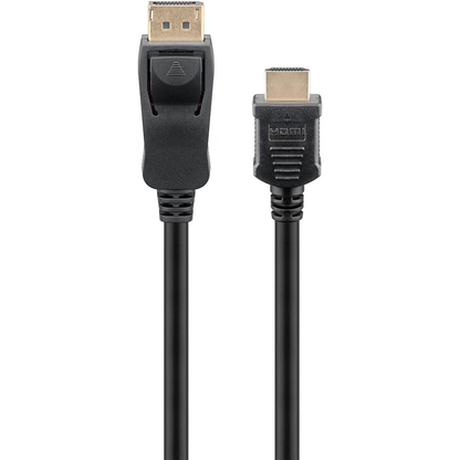 Artikelbild 2 für goobay DisplayPort 2.0/HDMI 2.1 Kabel 2,0 m schwarz, 1 St., Artikelnummer 345047