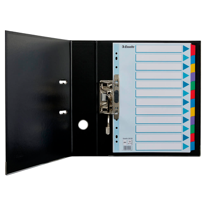 Artikelbild 4 für Esselte Ordnerregister DIN A4 Vollformat blanko farbig 12-teilig, 1 Satz, Artikelnummer 352864