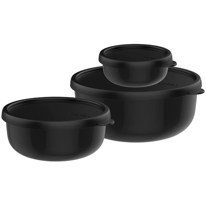 Artikelbild für MEPAL Frischhaltedosen-Set Lumina 2.0 schwarz 0,25/0,75/1,5 l, 1 Set, Artikelnummer 546998