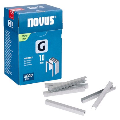 Artikelbild für novus Tackerklammern Flachdraht 11/10, 5.000 St., Artikelnummer 712143
