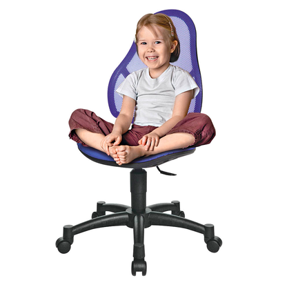 Artikelbild 2 für Topstar Kinderdrehstuhl Open Art® Junior, 71430S18 Stoff blau, Gestell schwarz, Artikelnummer 168260