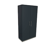 Artikelbild 1 für fm Aktenschrank Oldenburg, 4260649682197 lavagrau 4 Fachböden 80,0 x 44,2 x 186,9 cm, Artikelnummer 406324