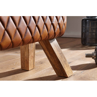 Artikelbild 3 für WOHNLING Sitzbank WL6.089 braun Leder 89,0 cm, Artikelnummer 545549