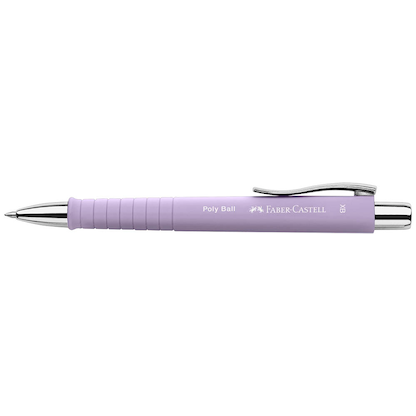 Artikelbild 2 für FABER-CASTELL Kugelschreiber POLY BALL Colous XB sweet lilac, Schreibfarbe: blau, 1 St., Artikelnummer 100556