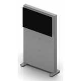 Artikelbild 1 für Quadrifoglio Trennwand Box Screen, grau 101,5 x 178,5 cm, 1 St., Artikelnummer 672795