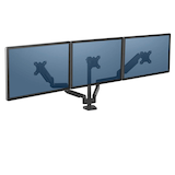 Artikelbild 1 für Fellowes Monitor-Halterung Platinum Series 8042601 schwarz für 3 Monitore, Tischklemme, Tischbohrung, Artikelnummer 377395