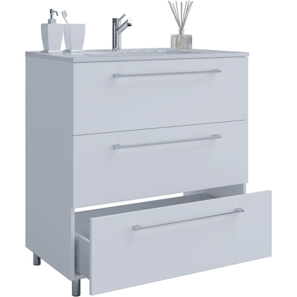 Artikelbild für VCM my bath Badmöbel-Set 2-teilig Schubo 914853 weiß 80,0 x 46,0 x 86,0 cm, Artikelnummer 389707