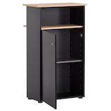 Artikelbild 1 für MÖBELPARTNER Empfangstheke gerade, artisan-eiche, schwarz 65,8 x 44,0 x 110,5 cm, Artikelnummer 172862