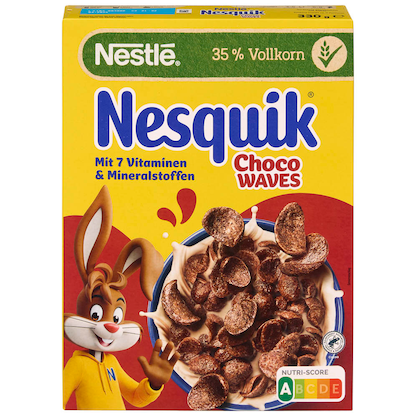 Artikelbild 2 für Nesquik® Choco Waves Cereal 330,0 g, 1 St., Artikelnummer 612998