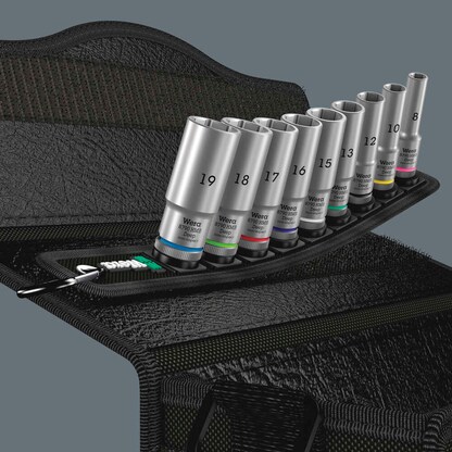 Artikelbild 2 für Wera Belt B Deep 1 Steckschlüsseleinsatz-Set 9-tlg., Artikelnummer 810927