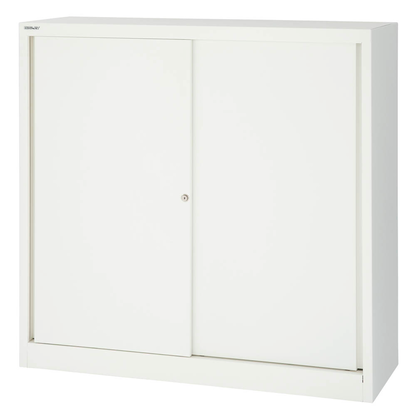 Artikelbild 5 für BISLEY Schiebetürenschrank Cito, SD12112S696 verkehrsweiß 2 Fachböden 120,0 x 43,0 x 118,1 cm, Artikelnummer 272380