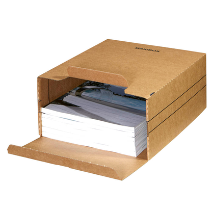 Artikelbild 3 für Top-Print Archivboxen braun 24,4 x 32,1 x 12,5 cm, 10 St., Artikelnummer 710988