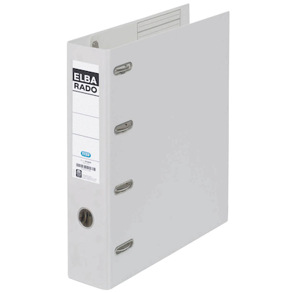 Artikelbild für ELBA Doppelordner weiß Kunststoff 7,5 cm, 1 St., Artikelnummer 184390