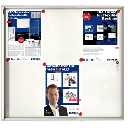 Artikelbild für FRANKEN Schaukasten X-tra!Line silber 6x DIN A4 68,0 x 3,0 x 73,0 cm, 1 St., Artikelnummer 534053