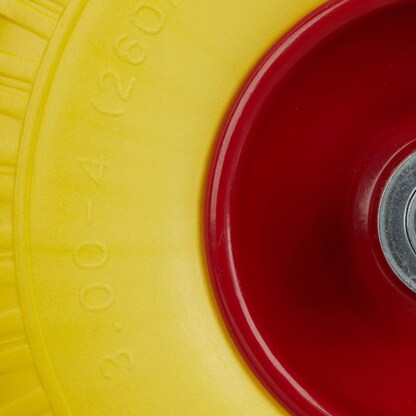 Artikelbild 6 für relaxdays Sackkarrenräder luftbereift gelb, rot Stahl Felgen, Achse 2,0 cm, Artikelnummer 452344