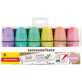 Artikelbild 1 für EBERHARD FABER pastell Mini Textmarker farbsortiert, 6 St., Artikelnummer 749533