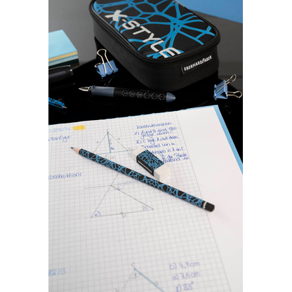 Artikelbild 2 für EBERHARD FABER Bleistift-Set HB schwarz/neon blau, 1 Set, Artikelnummer 106619