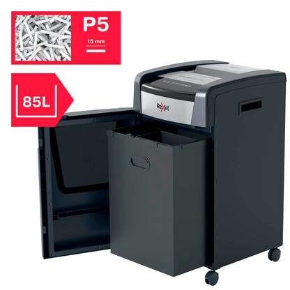 Artikelbild 9 für Rexel XP516+ Aktenvernichter mit Partikelschnitt P-5, 2 x 15 mm, bis 16 Blatt, grau, Artikelnummer 255857