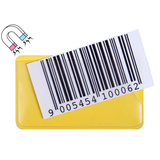 Artikelbild 1 für EICHNER Etikettenhalter magnetisch gelb 10,0 x 5,8 cm, 50 St., Artikelnummer 701257