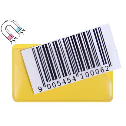 Artikelbild für EICHNER Etikettenhalter magnetisch gelb 10,0 x 5,8 cm, 50 St., Artikelnummer 701257